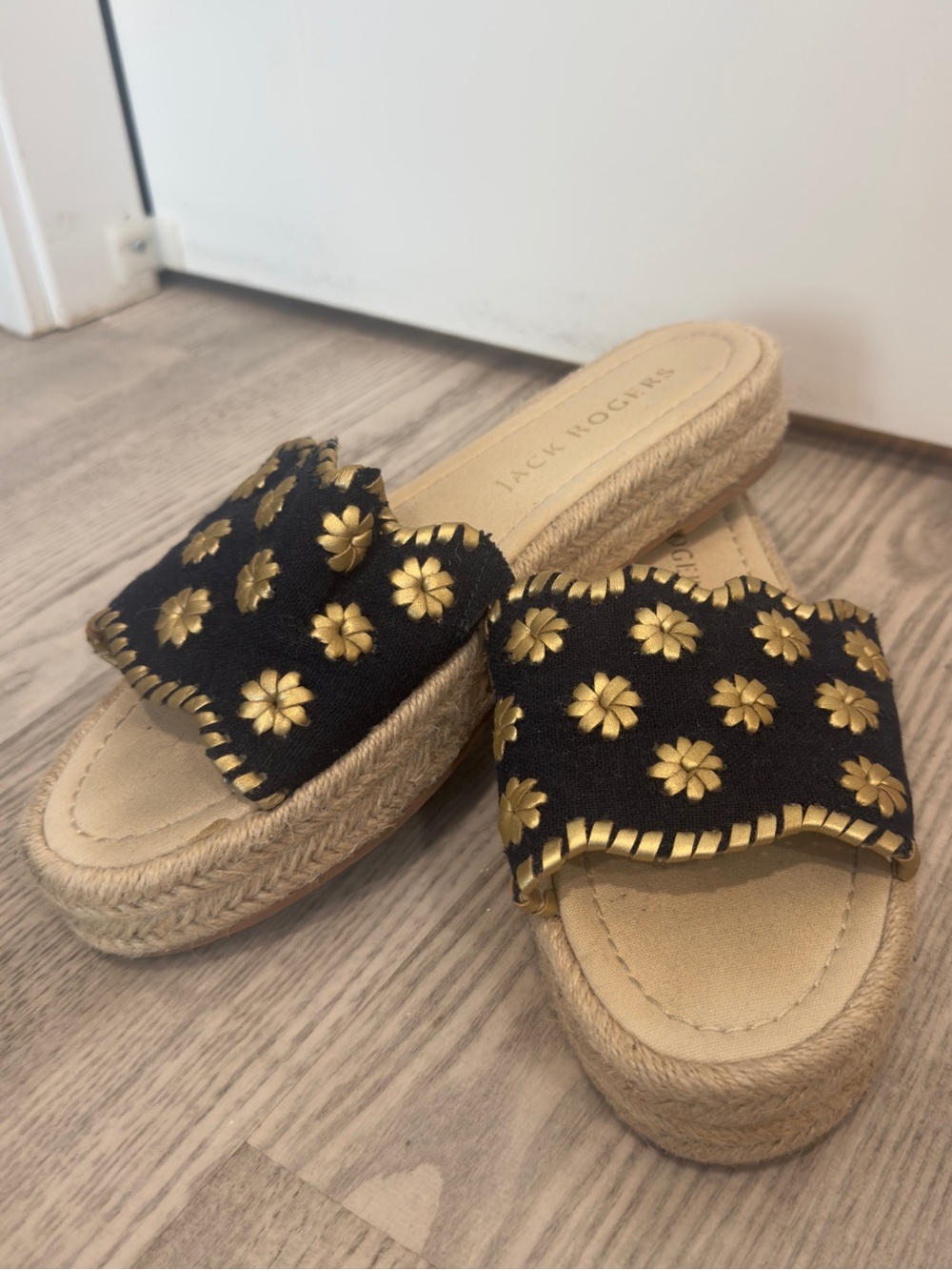 Jack Rogers Navy Slide Espadrille